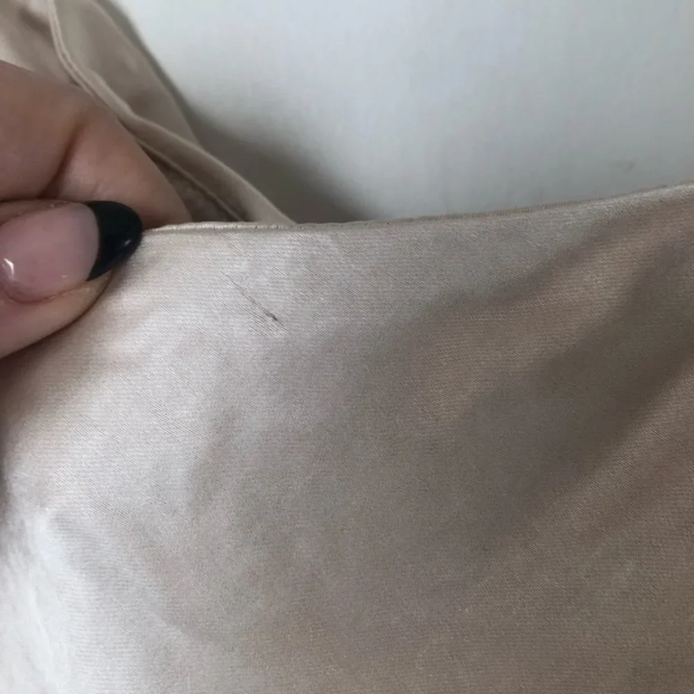 Princess Polly Hewlett Champagne Mini Satin Slip Dress 4 - Picture 8 of 9